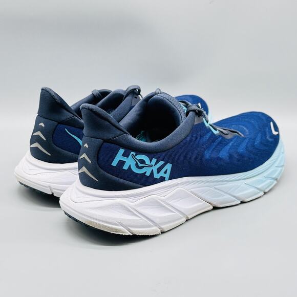 HOKA One One Shoes Mens 8.5 Blue Arahi 6 Stability Running Athletic Sneakers